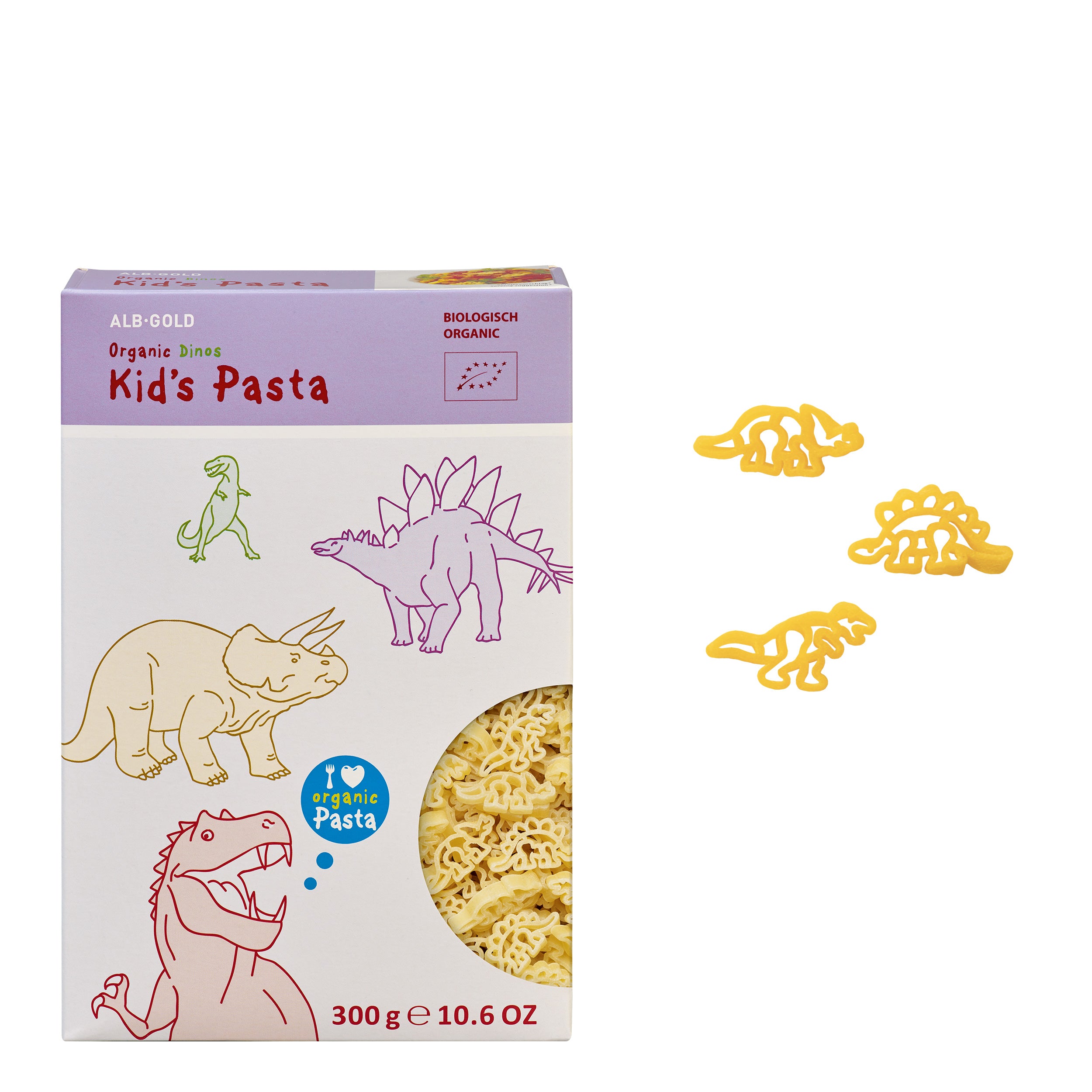 Discovery Bundle - 3 x Organic Kids Pasta - Safari, Dino, Ocean Shapes