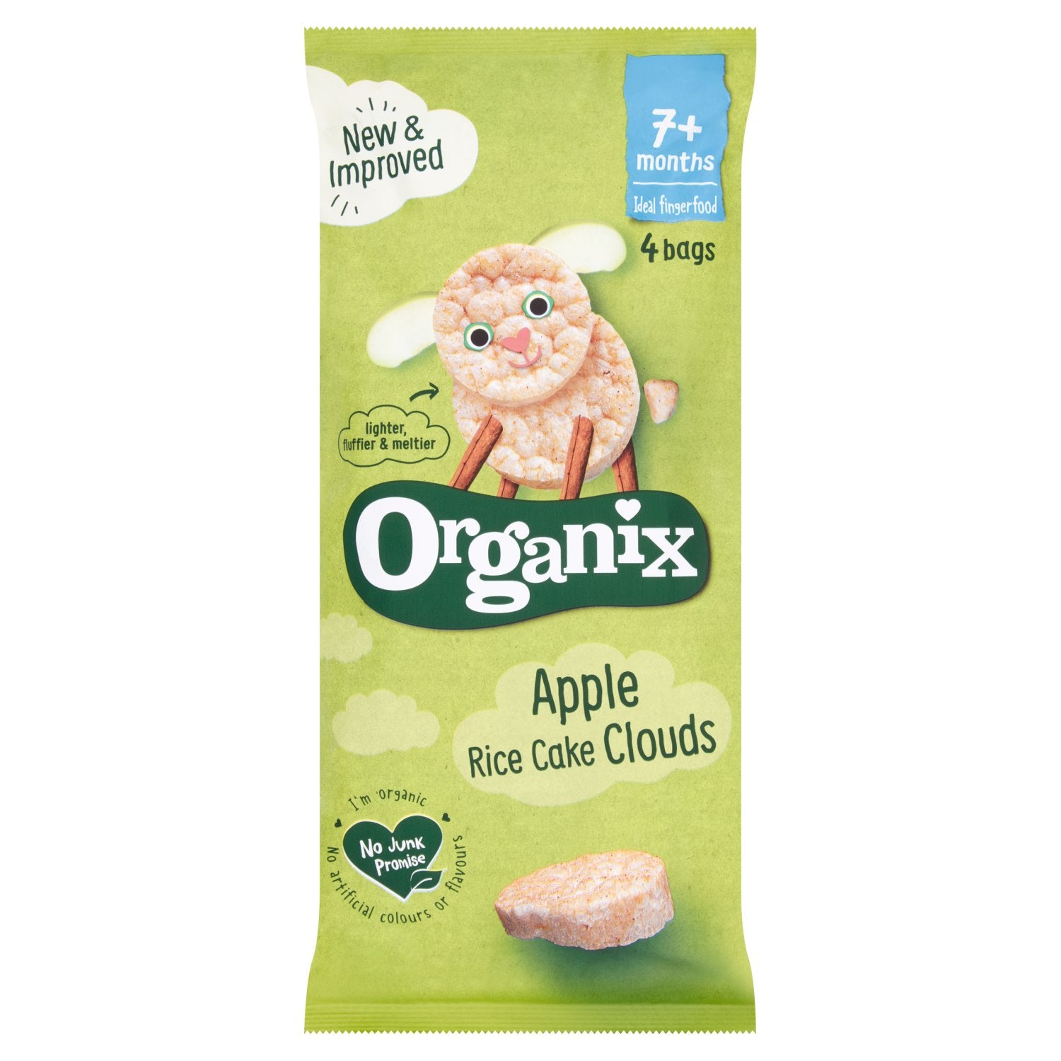 Apple Rice Cake Clouds Multipack (4x18g)