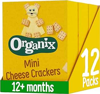 Case - Mini Organic Cheese Crackers 3x(4x20g)